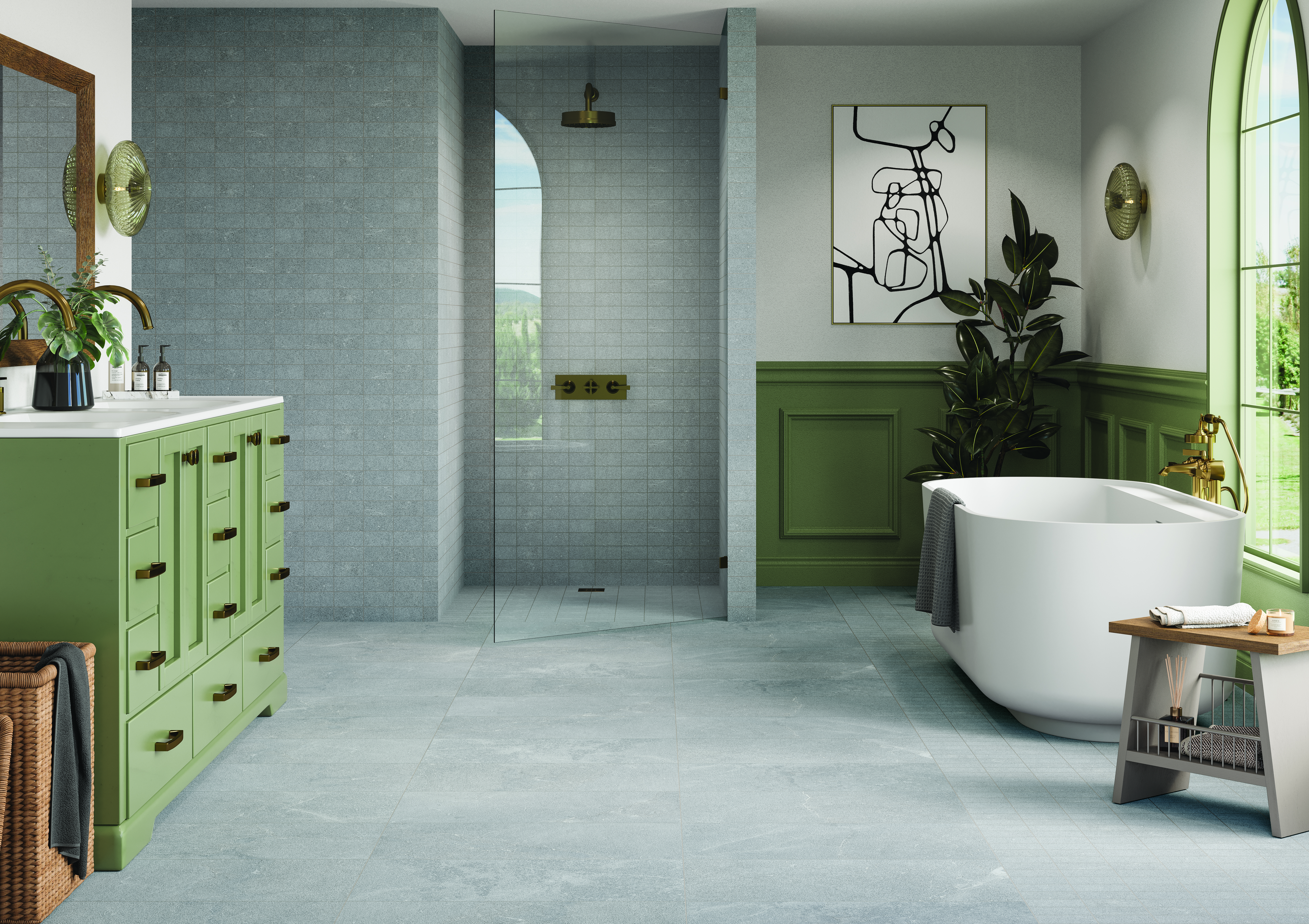 Urban Indulgence Augustus Grey Porcelain SC12409